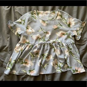 🫖🍰ROMWE Babydoll Shirt🌷🫖